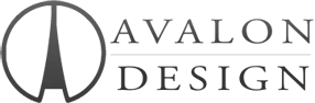 The Avalon Logo has the word Avalon above the word design. It is used to represent the industry leading audio equipment that is used when hiring a voiceover artist like Neil Williams, Male Voice Artist