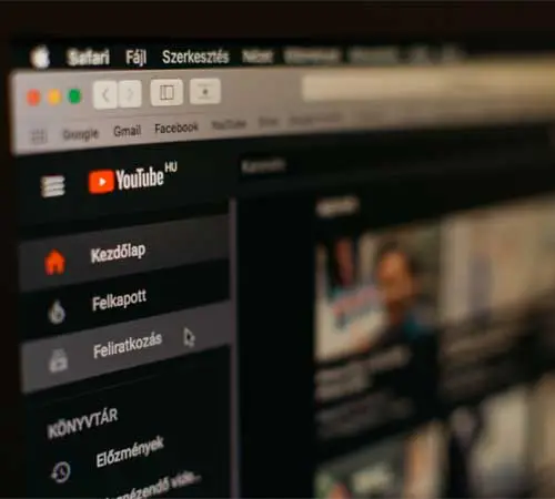 A screen shot of youtube to show explainer voice over demos